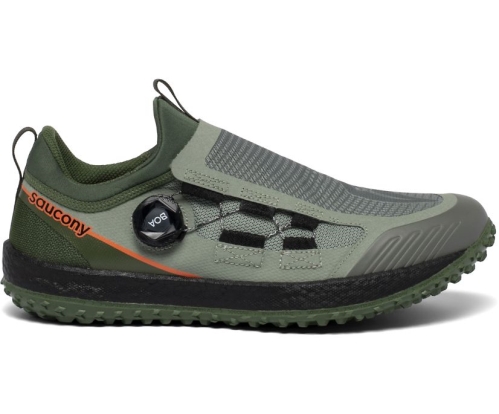 Tenis Saucony Switchback 2 Hombre Zapatillas Running Pine / Naranjas México MX-371-RT